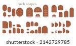 arch shape set template  arch... | Shutterstock .eps vector #2142729785