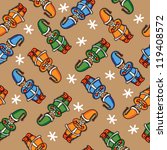 vector pattern.  christmas gnome | Shutterstock .eps vector #119408572