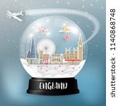 england landmark global travel... | Shutterstock .eps vector #1140868748