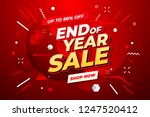 End Of Year Sale Banner. Sale...