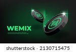 wemix token crypto currency... | Shutterstock .eps vector #2130715475