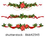 christmas decoration. raster... | Shutterstock . vector #86642545