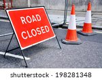 Road Closed Road Sign