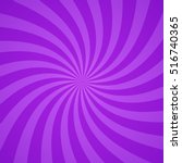 swirling radial bright purple... | Shutterstock .eps vector #516740365