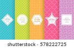 cute bright seamless pattern... | Shutterstock .eps vector #578222725