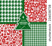 christmas seamless pattern of... | Shutterstock .eps vector #236038738