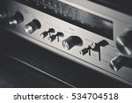 Vintage fm stereo receiver.