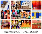 colorful collage and... | Shutterstock . vector #226355182