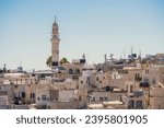 View of bethlehem cityscape in...