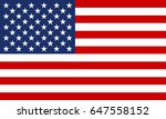 usa flag. united states of... | Shutterstock . vector #647558152