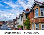 Row Of Typical English Terraced ...