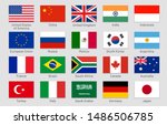 g20 countries flags. major... | Shutterstock .eps vector #1486506785