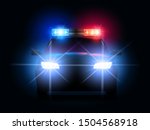police car lights. security... | Shutterstock . vector #1504568918