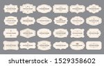 ornamental label frames. old... | Shutterstock .eps vector #1529358602