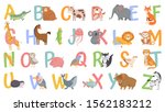 Cartoon Animals Alphabet For...