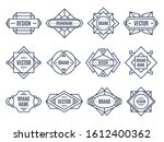 geometric labels. geometrical... | Shutterstock . vector #1612400362