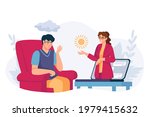online psychology help. virtual ... | Shutterstock .eps vector #1979415632