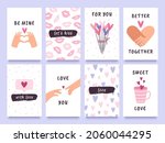 valentines day cards and prints ... | Shutterstock .eps vector #2060044295