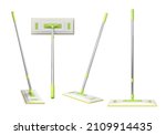 realistic 3d floor cleaning mop ... | Shutterstock .eps vector #2109914435