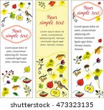 set autumn banners. vertical... | Shutterstock .eps vector #473323135