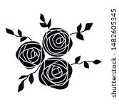 Drawing of Roses vector clipart image - Free stock photo - Public ...