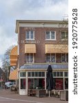 Small photo of Wageningen, The Netherlands - January 21, 2021: Hotel De Wereld in Wageningen, Gelderland in The Netherlands. Famous site capitulation of German troops in the Netherlands 1945 ending World War II