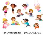 set group collection of vector... | Shutterstock .eps vector #1910093788