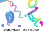 abstract colorful 3d art... | Shutterstock . vector #1515462935