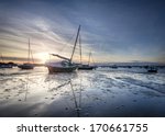 Boats In Poole Harbour At...