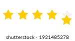 five stars customer product... | Shutterstock .eps vector #1921485278