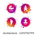 baby infants icons. toddler boy ... | Shutterstock .eps vector #1192702795
