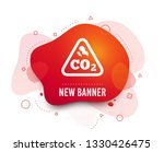 fluid badge. co2 carbon dioxide ... | Shutterstock .eps vector #1330426475