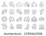 management line icons. set of... | Shutterstock .eps vector #1590462508