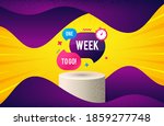 one week offer bubble banner.... | Shutterstock .eps vector #1859277748