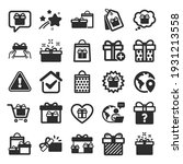 gift icons. present box  offer... | Shutterstock .eps vector #1931213558