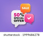 discount 3d banner shape tags.... | Shutterstock .eps vector #1999686278