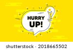 Hurry Up Sale. Idea Yellow Chat ...