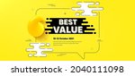 best value text. quote chat... | Shutterstock .eps vector #2040111098