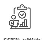 inspect line icon. quality... | Shutterstock .eps vector #2056652162