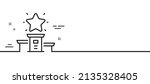winner podium line icon. first... | Shutterstock .eps vector #2135328405