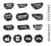 ink brush sale stripes and... | Shutterstock .eps vector #512176462