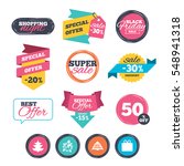 sale stickers  online shopping. ... | Shutterstock . vector #548941318