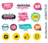 sale shopping banners. special... | Shutterstock .eps vector #628007525