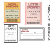 lotto ticket | Shutterstock .eps vector #274070882
