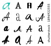 cyrillic and latin alphabet... | Shutterstock .eps vector #1896922555