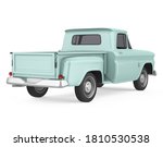Vintage Pickup Truck Isolated....