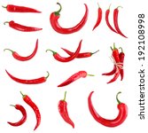 Red Hot Chili Pepper Collage