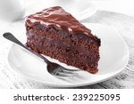 Delicious Chocolate Cake On...