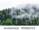 View Of Foggy Mountains