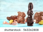 Chocolate Easter Bunnies On...